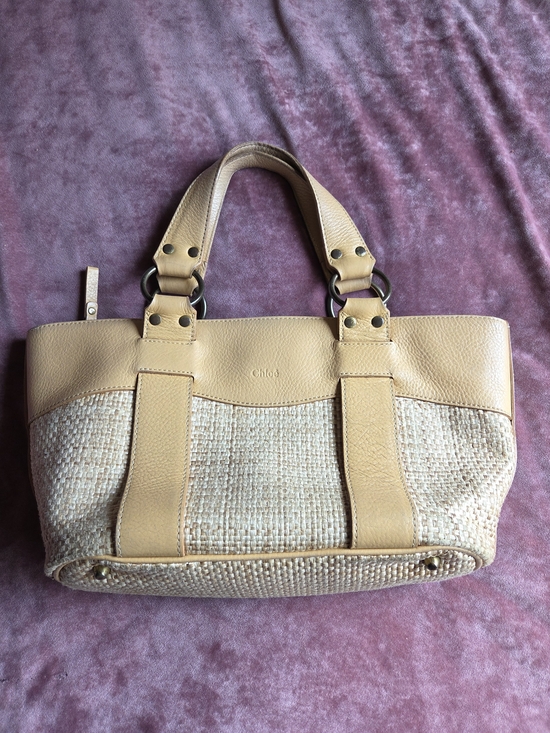 Chloé Handbags - Chloe Basket Bag Straw Raffia Tote / Shoulder Bag